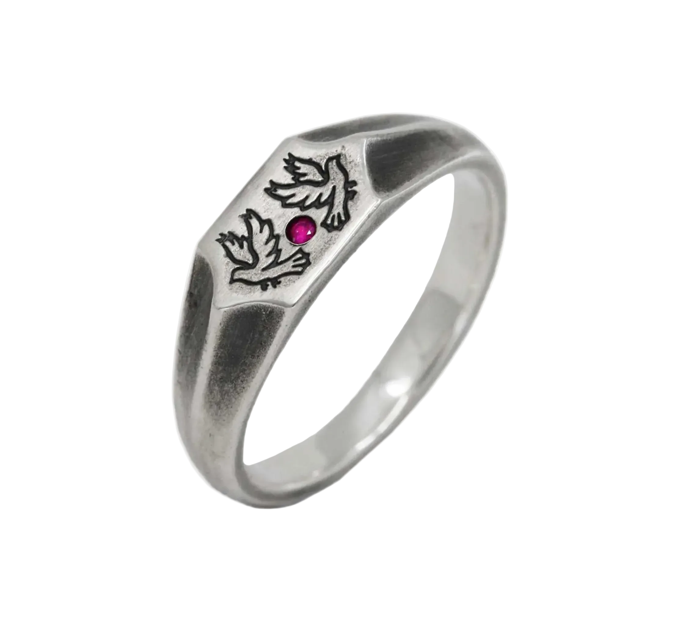 TWO BIRDS RING