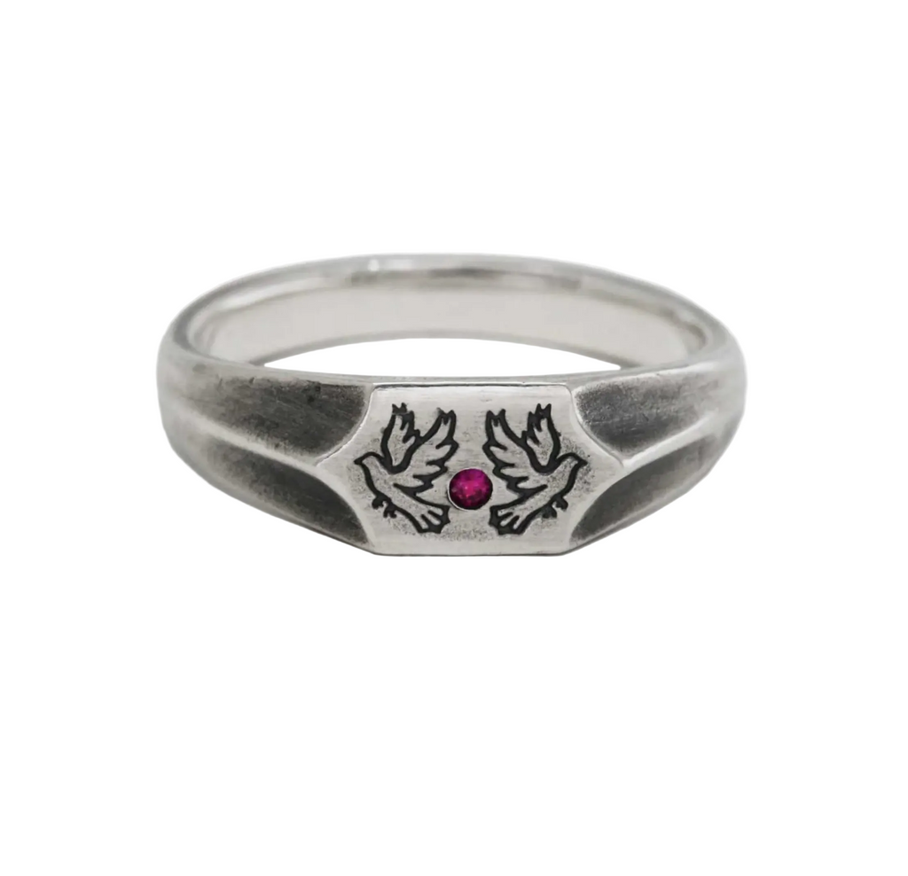 TWO BIRDS RING