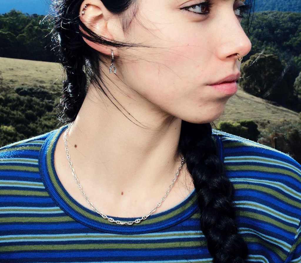 CABLE BAR CHAIN NECKLACE
