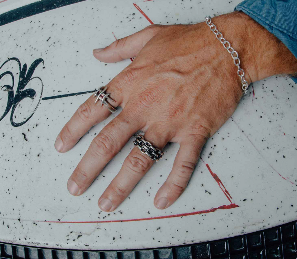 CHAIN STACK RING