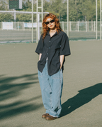 SHORTSLEEVE SEERSUCKER / NAVY