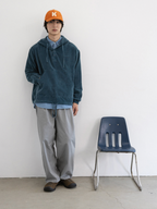 TWO TUCK WIDE PANTS / LIGHT GREY