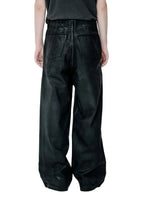 ALISTAIR WAXED DENIM TROUSERS