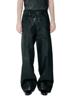 ALISTAIR WAXED DENIM TROUSERS