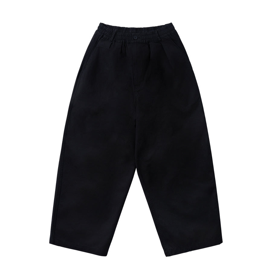 TWO TUCK EASY BALLON PANTS / BLACK