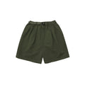 TWO TUCK WIDE SHORTS / KHAKI