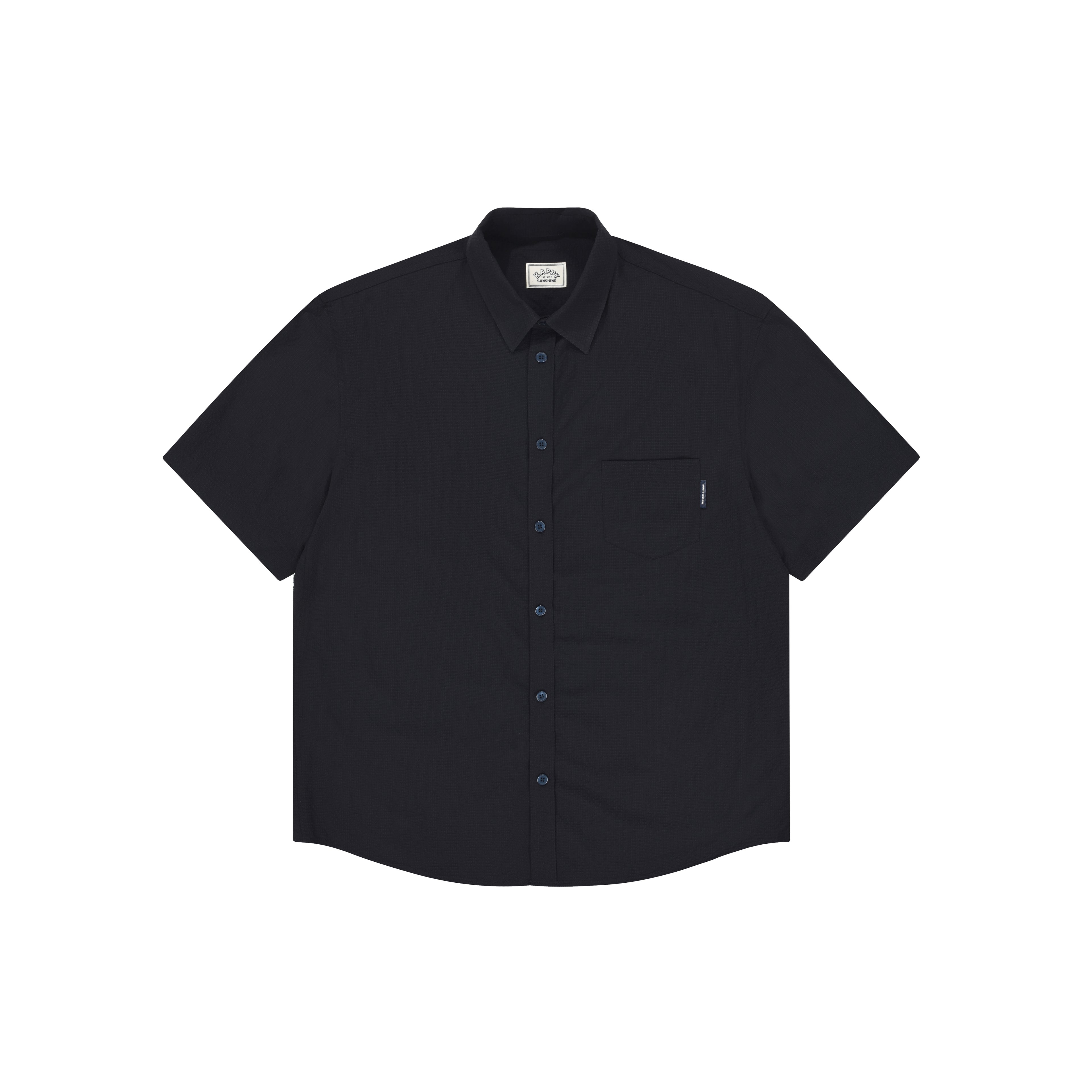 SHORTSLEEVE SEERSUCKER / NAVY