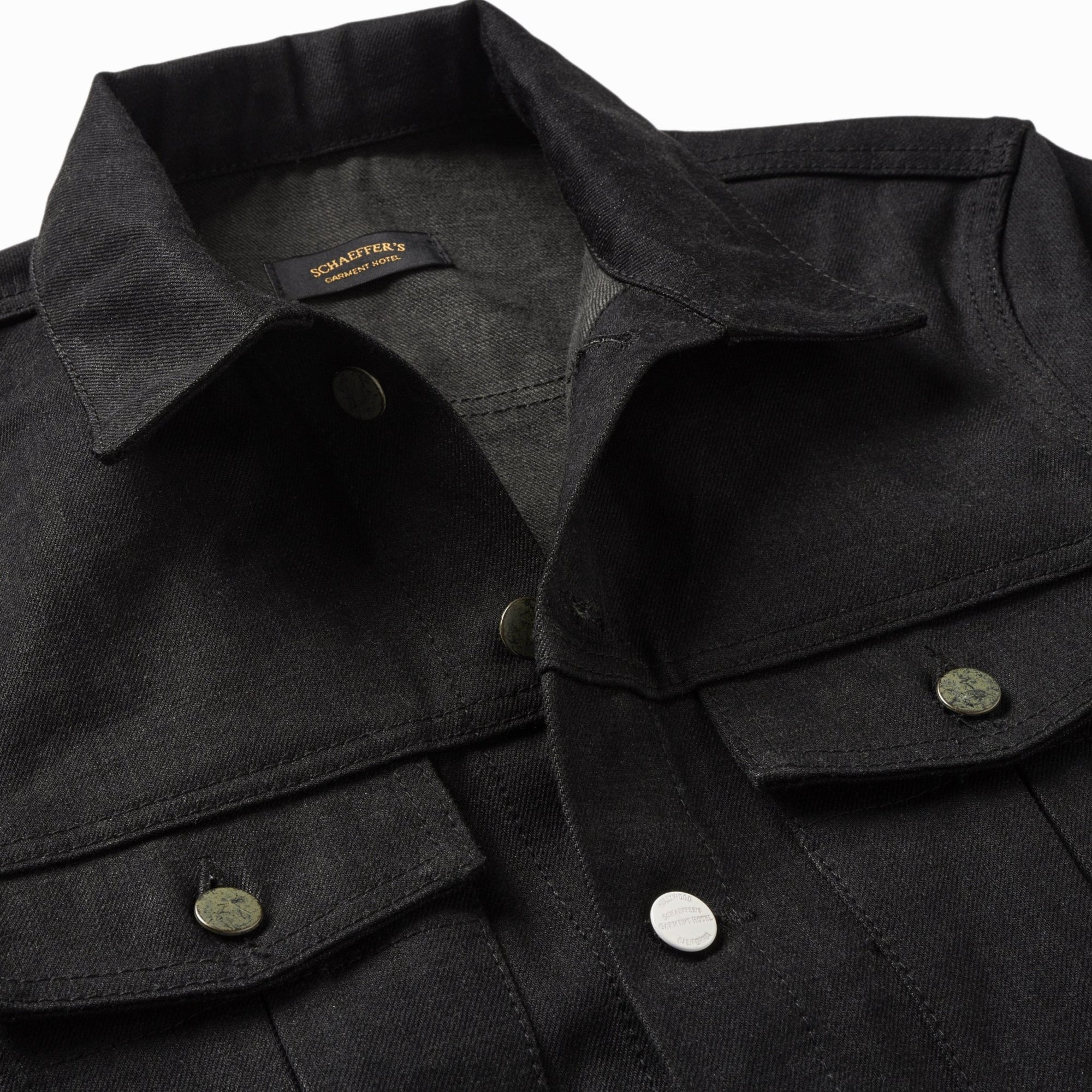 SULPHUR BLACK DENIM JACKET